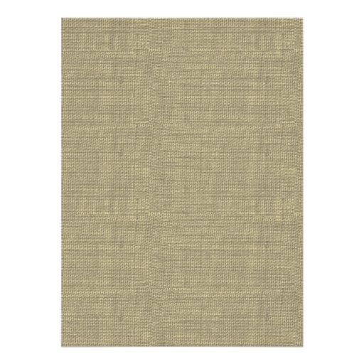 Burlap and Bow Orange Gerbera Daisy Wedding Personalized Announcement