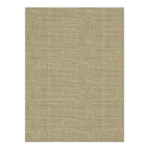 Burlap and Bows Wedding Personalized Invite