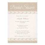 Burlap and Lace | Bridal Shower Card