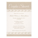 Burlap and Lace | Couples Shower invitations