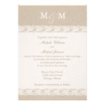 Burlap and Lace | Wedding Custom Invites