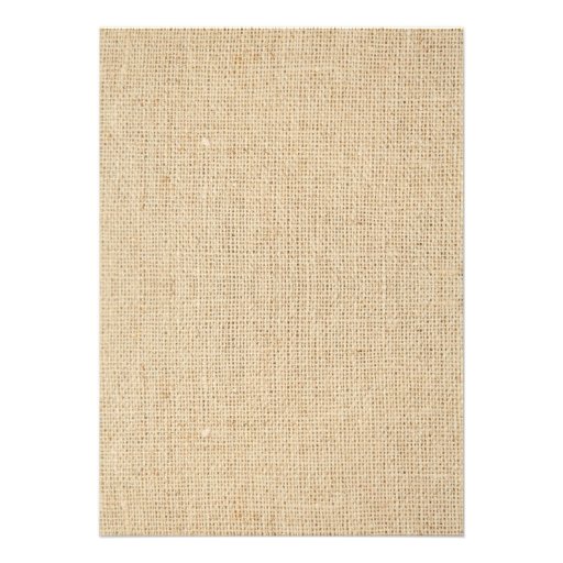 Burlap and Lace Wedding Invitations