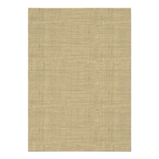 Burlap and Lace with Gold Bow 50th Anniversary Personalized Invites
