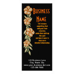 Burlap Flower Border rack cards