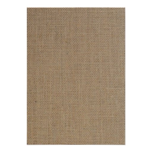 Burlap Graduation Party Invitation