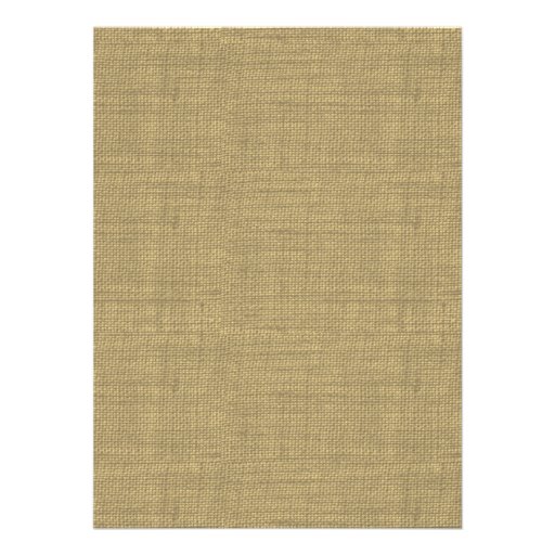 Burlap Look Rehearsal Dinner Custom Invites