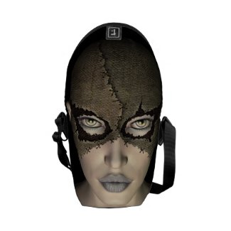 Burlap Stitched Mask Female Inside Travel Bags