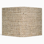 Burlap texture binder
