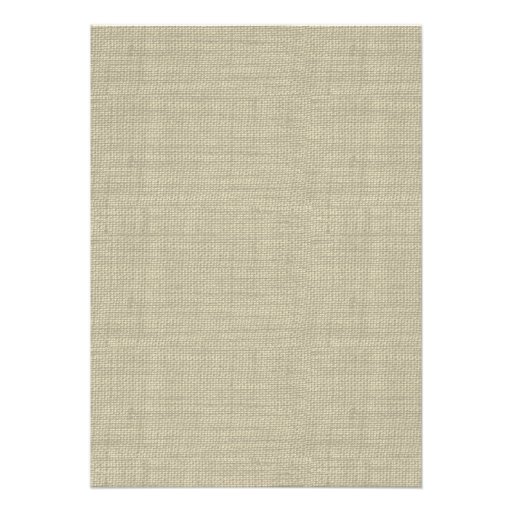 Burlap Vintage Rehearsal Dinner Personalized Invitations