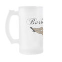 Burlesque Baby  Doll frosted glas mugs