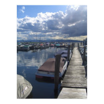 burlington harbor boats posters
