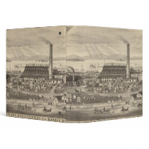 Burlington Manufacturing Co's Marble Works Vinyl Binder