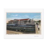Burlington Railroad Station View postcards