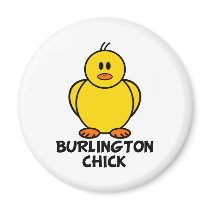 Burlington Vermont Chick magnets by chicktshirts8 Burlington Vermont Chick magnets