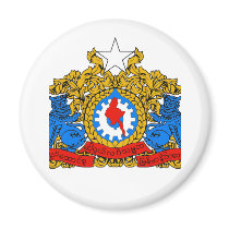 BURMA COAT OF ARMS - MYANMAR SYMBOL FRIDGE MAGNET