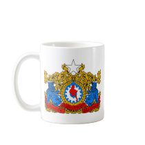 BURMA COAT OF ARMS - MYANMAR SYMBOL mugs