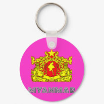 Burma Emblem keychains by FlagStore Burma Emblem keychains