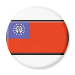 Burma (Myanmar) Flag magnets