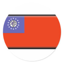 Burma (Myanmar) Flag stickers by jacinto888 Burma (Myanmar) Flag stickers