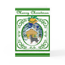 Burmese Mountain Dog Vintage Christmas cards by freespiritdesigns Burmese Mountain Dog Vintage Christmas cards