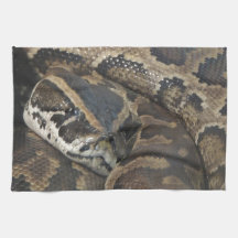 Burmese Python Hand Towels