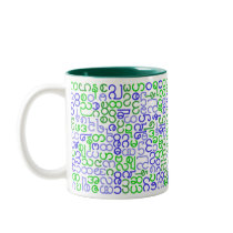 Burmese script mugs