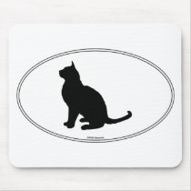Burmese Silhouette mousepads