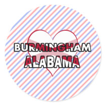 Burmingham, Alabama Round Sticker