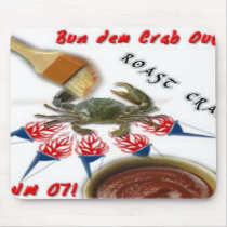 burn dem out white mousepads by hubertIngraham burn dem out white mousepads