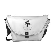 Burn Fat. Not Oil. (cycling) Faded.png messenger bags