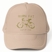 Burn fat not oil mesh hat