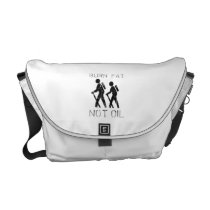 Burn Fat. Not Oil. (hiking) Faded.png messenger bags
