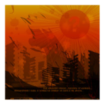 Burn It Down Art Print