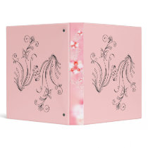 Burn Out Flowers Binder