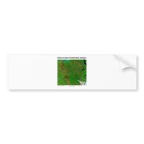 Burn Scars In Central Africa (Picture Earth) Bumper Sticker