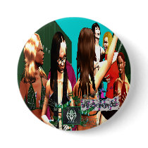 BURN STORY: Feather Weights W/ Foul Mouthed FairyT Pinback Button