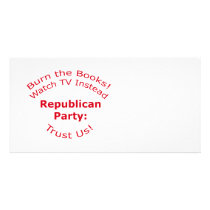 Burn the Books photo cards