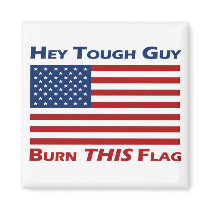Burn THIS Flag (US) magnets