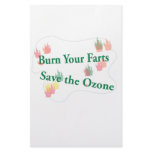 burn your farts customized stationery