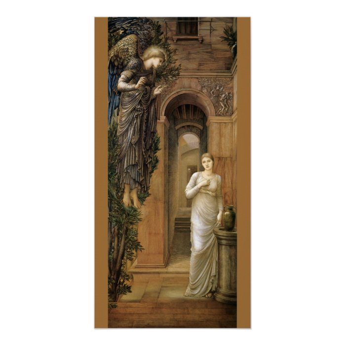 Burne-Jones Annunciation CC0434 Angel Poster