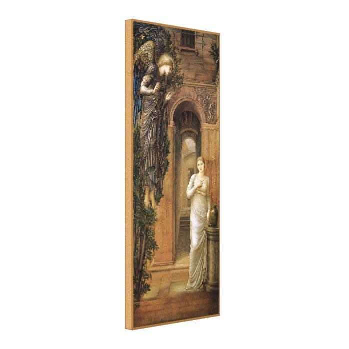 Burne-Jones Annunciation CC0435 Angel Canvas