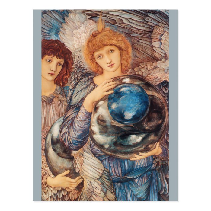 Burne-Jones The second day of creation CC0777 Postcard