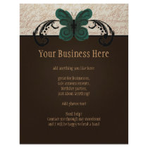 Burned Butterfly Flyer by Pen_And_Ink Burned Butterfly Flyer
