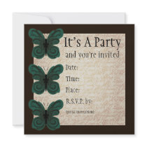 Burned Butterfly Invitation by Pen_And_Ink Burned Butterfly Invitation