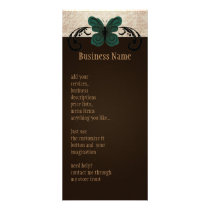 Burned Butterfly Rack Card