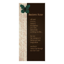 Burned Butterfly Rack Card rack cards