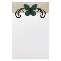 Burned Butterfly Stationery