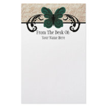 Burned Butterfly Stationery