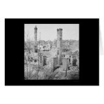 Burned Ruins of Chimneys in Richmond 1865 cards