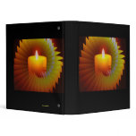 Burnin Flame Illusion Vinyl Binder